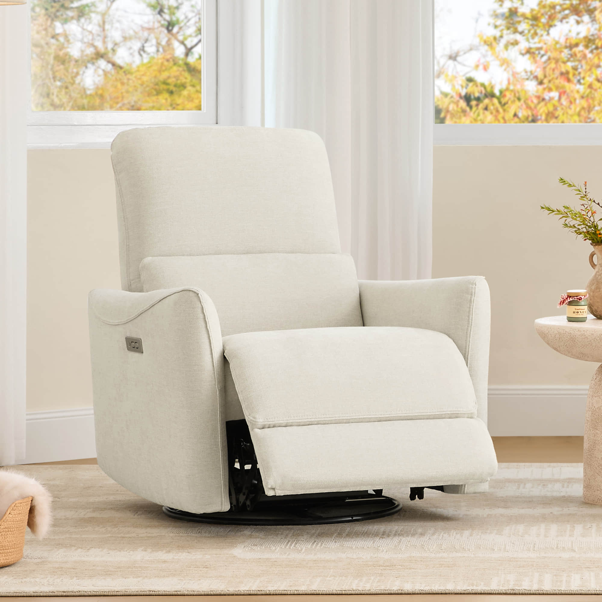 Tracee Modern Power Swivel Glider Recliner