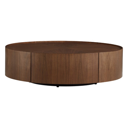 Vanessa Round Coffee Table with Storage