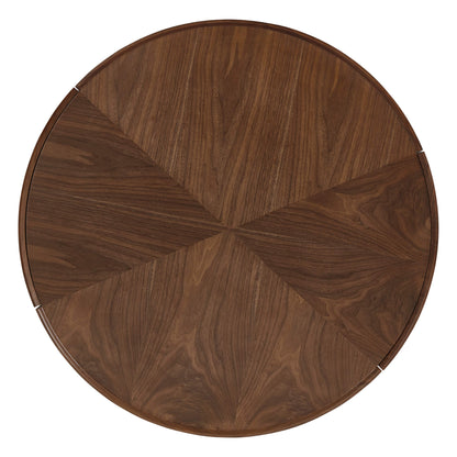 Vanessa Round Coffee Table with Storage