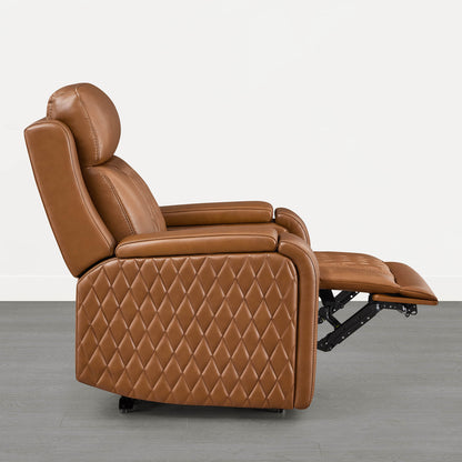 Victor Genuine Leather Power Recliner with Heat & Cooling