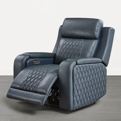 Victor Genuine Leather Power Recliner with Heat & Cooling