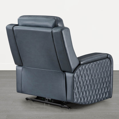 Victor Genuine Leather Power Recliner with Heat & Cooling