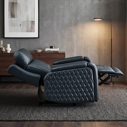 Victor Genuine Leather Power Recliner with Heat & Cooling