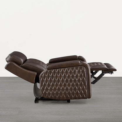 Victor Genuine Leather Power Recliner with Heat & Cooling