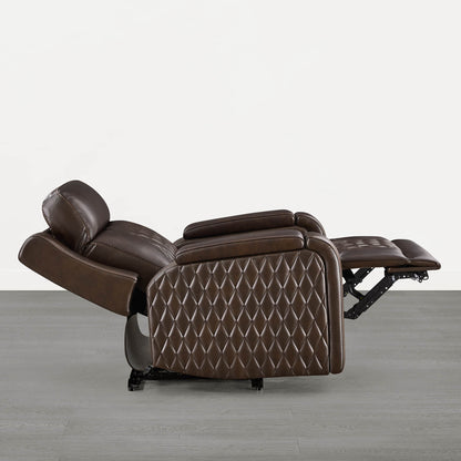 Victor Genuine Leather Power Recliner with Heat & Cooling