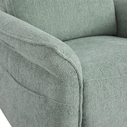 Vinca Power Swivel Nursery Glider Recliner with Power Lumbar & Headrest