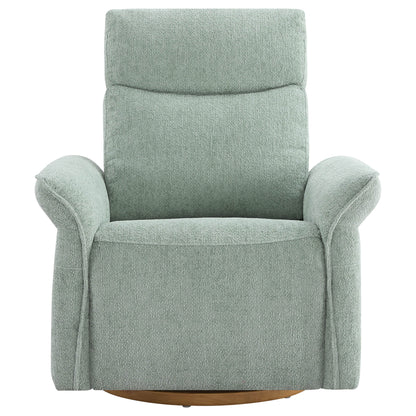 Vinca Modern Power Swivel Glider Recliner with Power Lumbar & Headrest