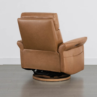 Vinca Power Swivel Nursery Glider Recliner with Power Lumbar & Headrest