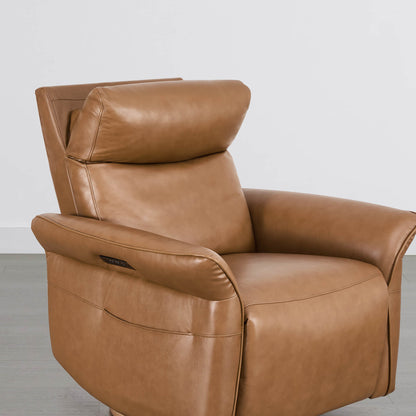 Vinca Power Swivel Nursery Glider Recliner with Power Lumbar & Headrest