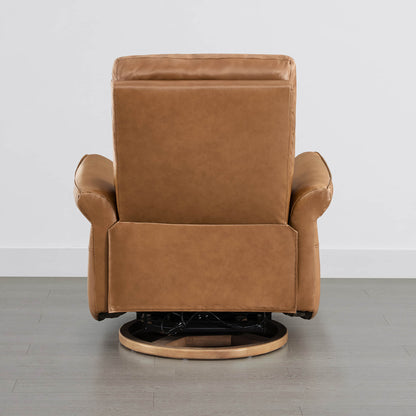 Vinca Power Swivel Nursery Glider Recliner with Power Lumbar & Headrest