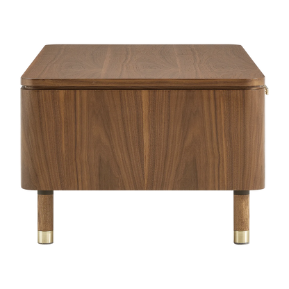 Vision Ash Mid-Century Coffee Table with Cane Drawers