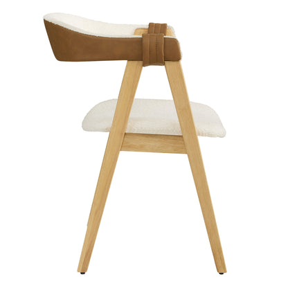 Winfred Mid-century Modern Chenille Dining Chair(Set of 2)