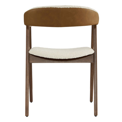 Winfred Mid-century Modern Chenille Dining Chair(Set of 2)