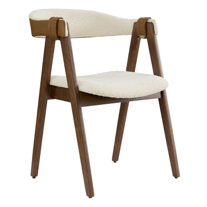 Winfred Mid-century Modern Chenille Dining Chair(Set of 2)