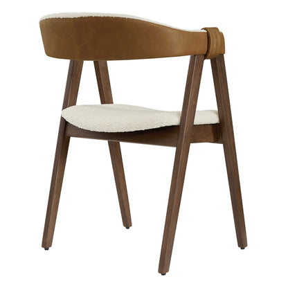Winfred Mid-century Modern Chenille Dining Chair(Set of 2)