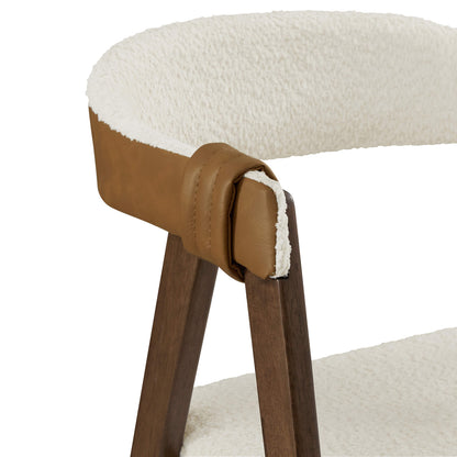 Winfred Mid-century Modern Chenille Dining Chair(Set of 2)