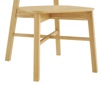 Wyatt Minimalist Wood Dining Chair