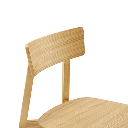 Wyatt Minimalist Wood Dining Chair