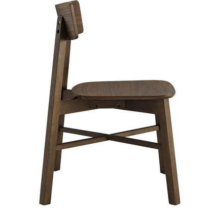 Wyatt Minimalist Wood Dining Chair