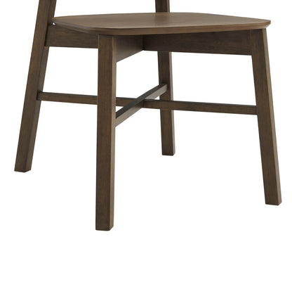 Wyatt Minimalist Wood Dining Chair