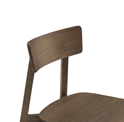 Wyatt Minimalist Wood Dining Chair