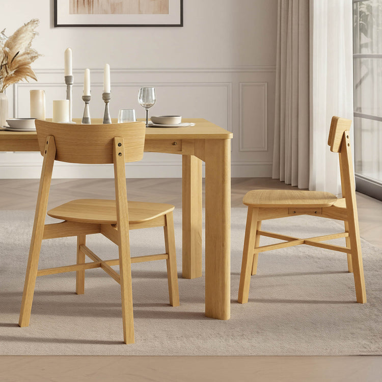 Wyatt Minimalist Wood Dining Chair