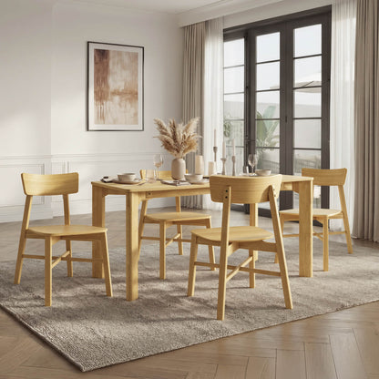 Wyatt Minimalist Wood Dining Chair