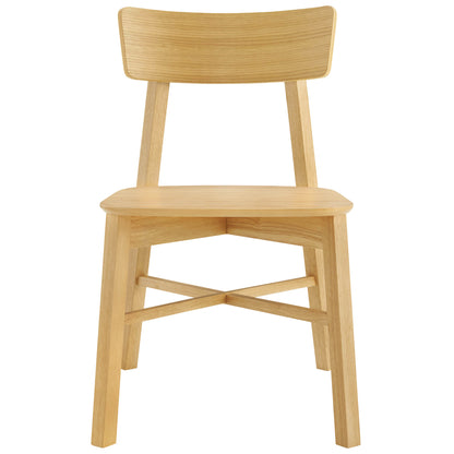Wyatt Minimalist Wood Dining Chair