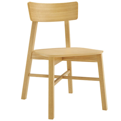 Wyatt Minimalist Wood Dining Chair