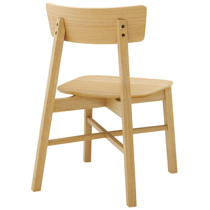 Wyatt Minimalist Wood Dining Chair