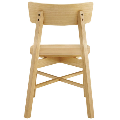 Wyatt Minimalist Wood Dining Chair