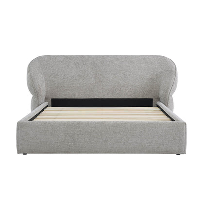 Zinnia Modern Design Curve Platform Bed