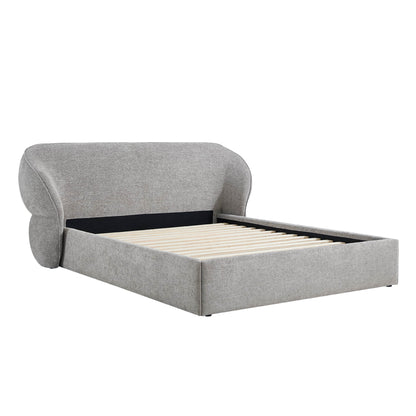Zinnia Modern Design Curve Platform Bed