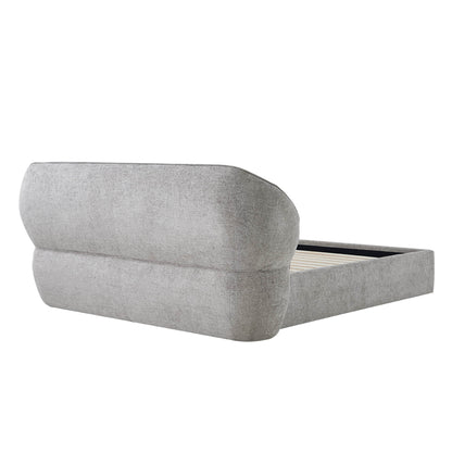 Zinnia Modern Design Curve Platform Bed