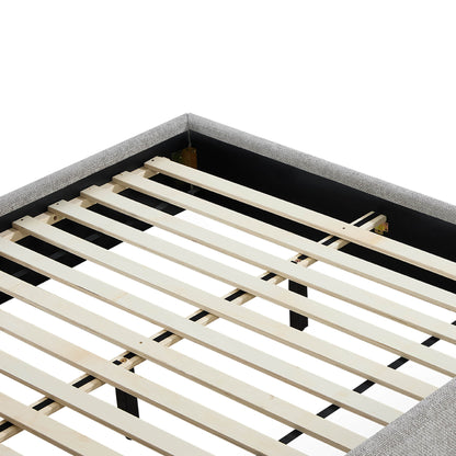 Zinnia Modern Design Curve Platform Bed