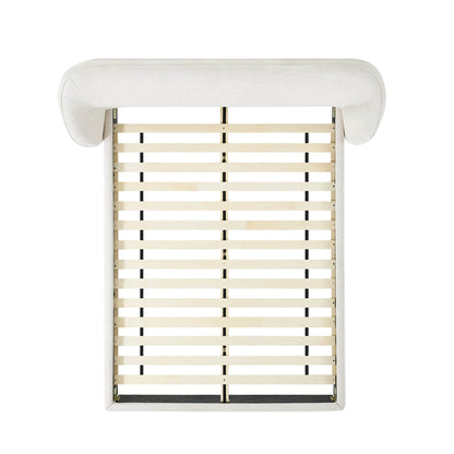 Zinnia Modern Design Curve Platform Bed