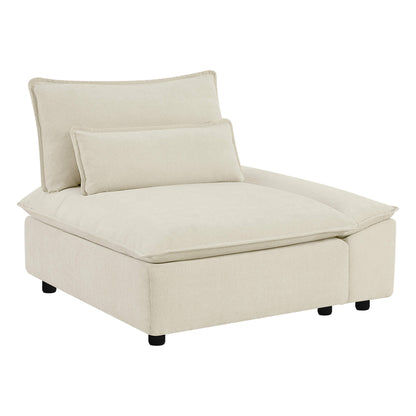 Ace Minimalist Chenille Adjustable Backrest 2-Seater Sofa with Storage Armrest