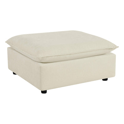 Ace Minimalist Chenille Adjustable Backrest 6-Seater Modular Sofa with Storage Armrest