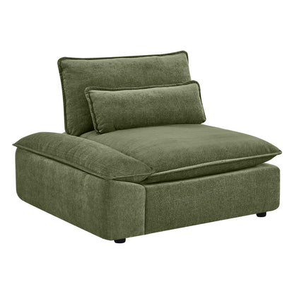 Ace Minimalist Chenille Adjustable Backrest 2-Seater Sofa with Storage Armrest