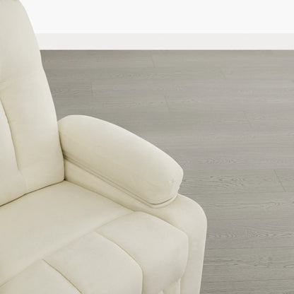 Alison Chenille Swivel Glider Nursery Recliner with Adjustable Armrests