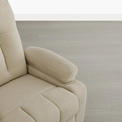 Alison Chenille Swivel Glider Nursery Recliner with Adjustable Armrests