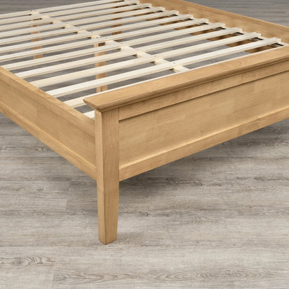 Alyce Modern Farmhouse Solid Wood Queen Platform Bed