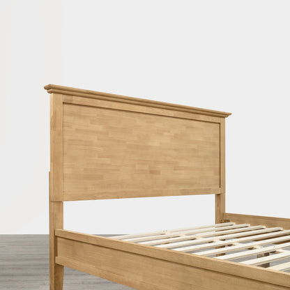 Alyce Modern Farmhouse Solid Wood Queen Platform Bed