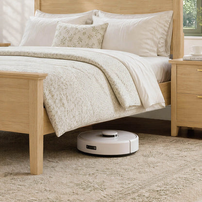 Alyce Modern Farmhouse Solid Wood Queen Platform Bed