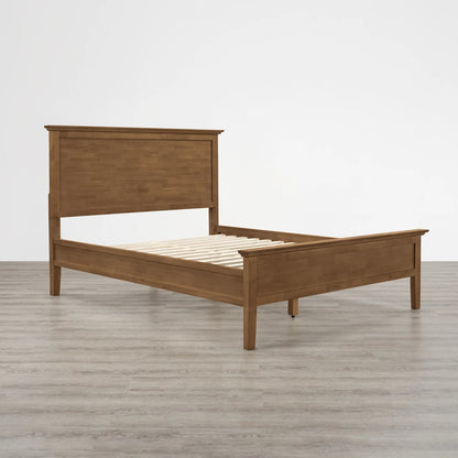 Alyce Modern Farmhouse Solid Wood Queen Platform Bed