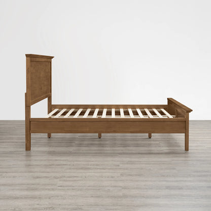 Alyce Modern Farmhouse Solid Wood Queen Platform Bed