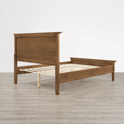 Alyce Modern Farmhouse Solid Wood Queen Platform Bed