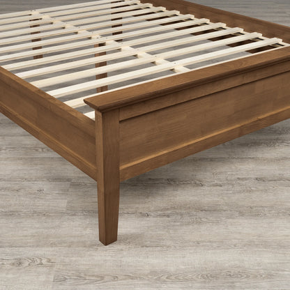 Alyce Modern Farmhouse Solid Wood Queen Platform Bed