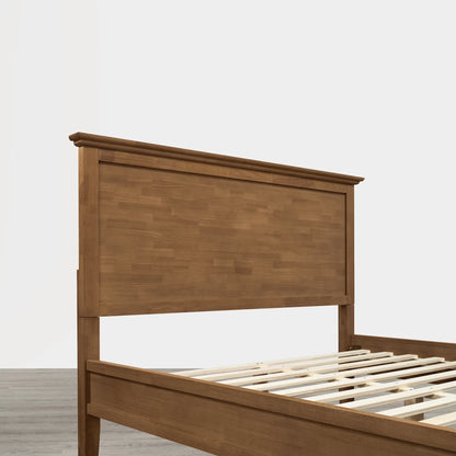 Alyce Modern Farmhouse Solid Wood Queen Platform Bed