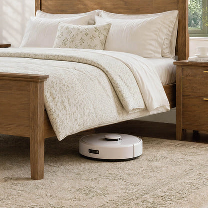 Alyce Modern Farmhouse Solid Wood Queen Platform Bed